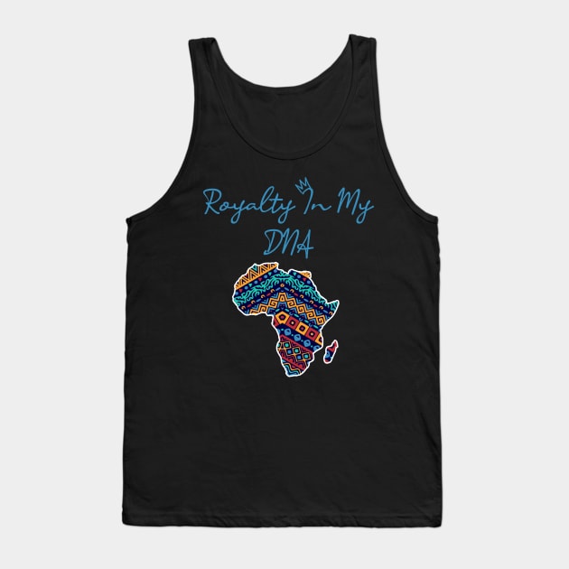 Africa Map, African Pattern, Royalty Tank Top by alzo